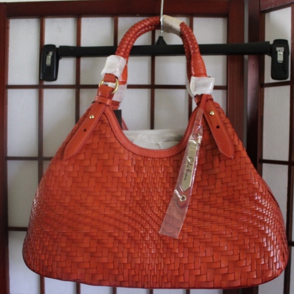 Cole Haan Handbags - (NEW) Cole Haan Woven Leather Handbag